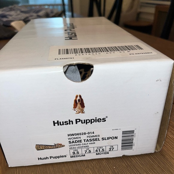 Hush puppies Sadie tassel slip on leopard - Picture 3 of 3